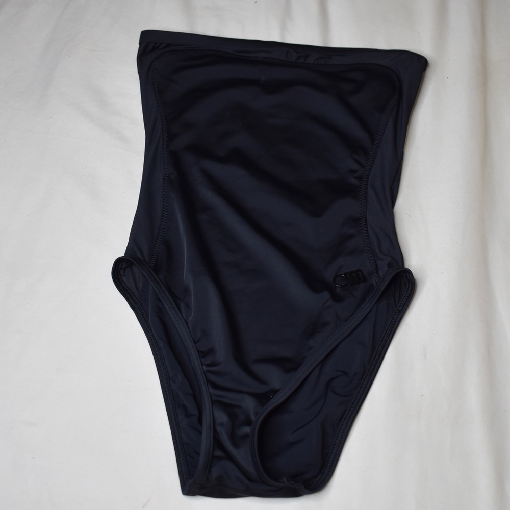 Solid & Striped Black One Piece Bathingsuit - image 3